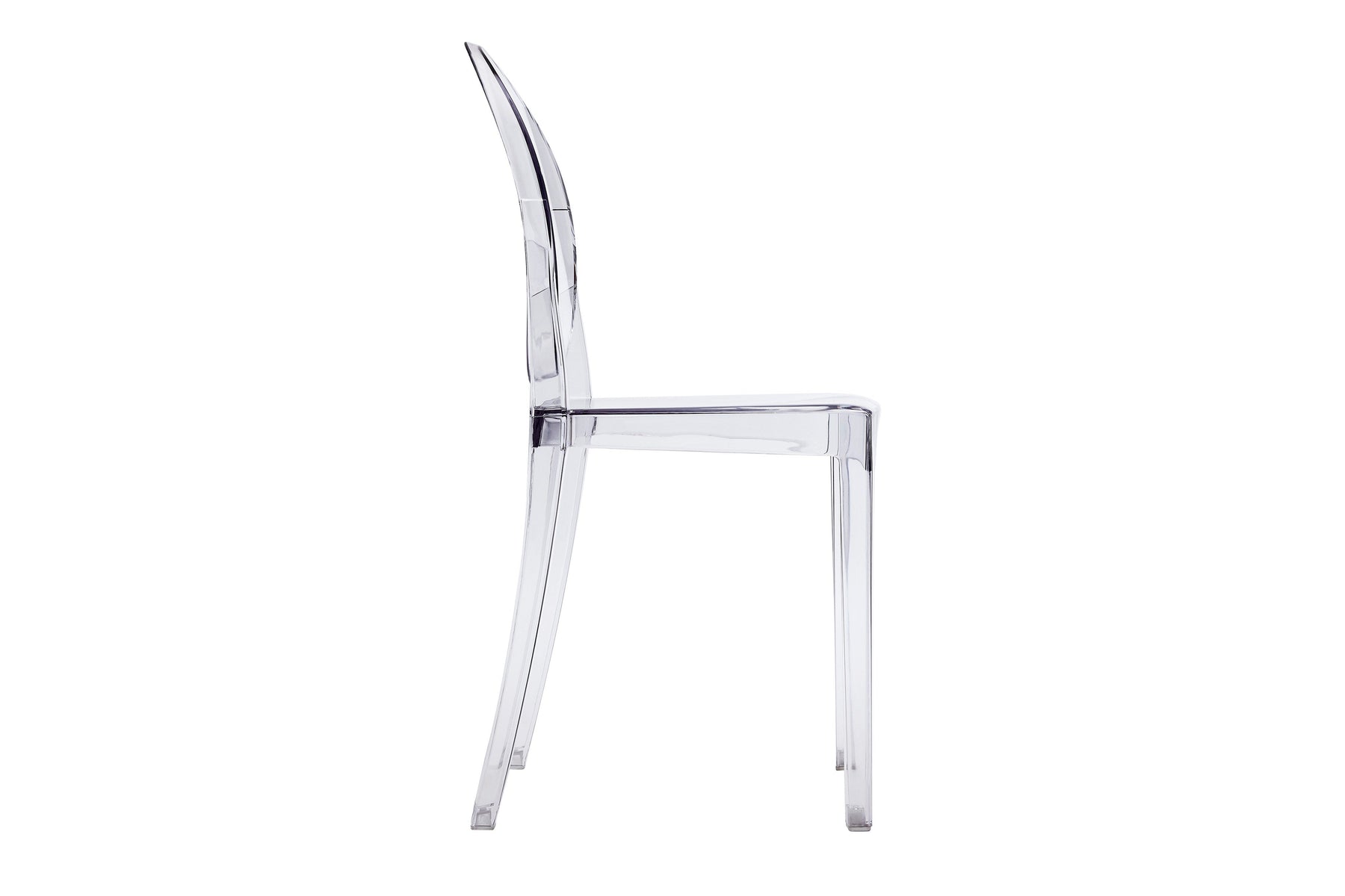 Set of 2 Matt Blatt Philippe Starck Victoria Ghost Chairs Replica (Clear)