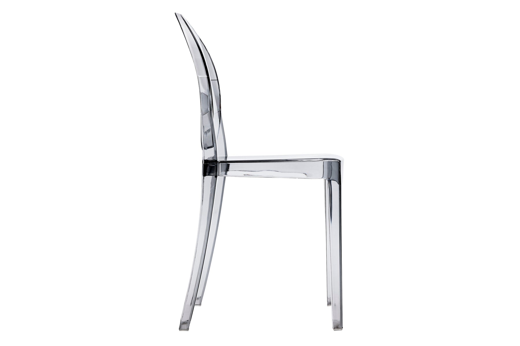 Set of 2 Matt Blatt Philippe Starck Victoria Ghost Chairs Replica (Smoke)