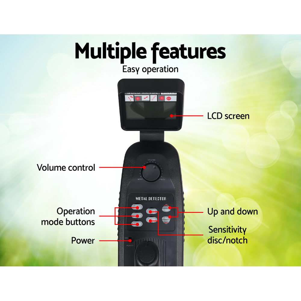 Metal Detector 180MM Deep Sensitive Waterproof Treasure Hunter Gold Digger - SuperSaverAU - view 3