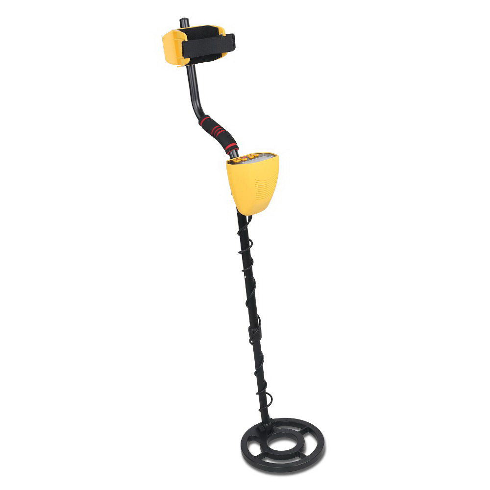 Metal Detector 180MM Deep Sensitive Waterproof Treasure Hunter Gold Digger Yellow - SuperSaverAU - view 1