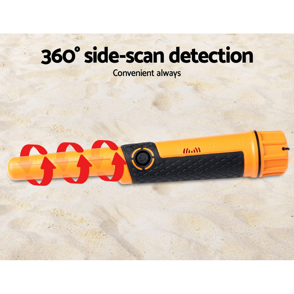 Premium Orange Waterproof Pinpointer Metal Detector 40mm