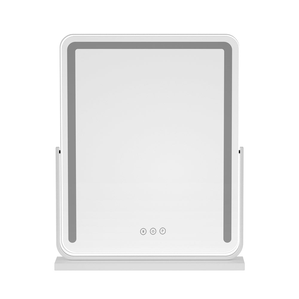 Embellir Makeup Mirror 40x50cm LED Light Strip with 180° Rotation and Touch Controls - SuperSaverAU - view 3