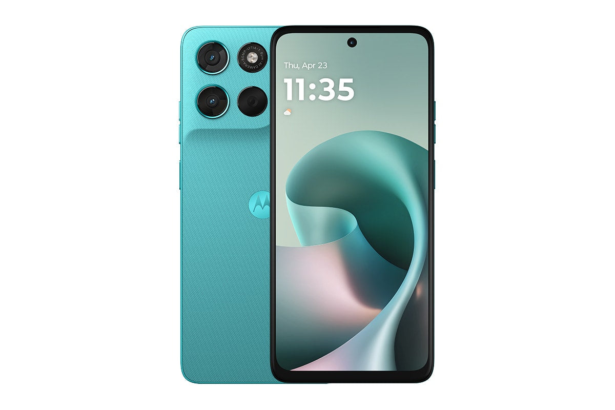 Motorola Moto G57 4G (128GB, Fluidity Cyan)