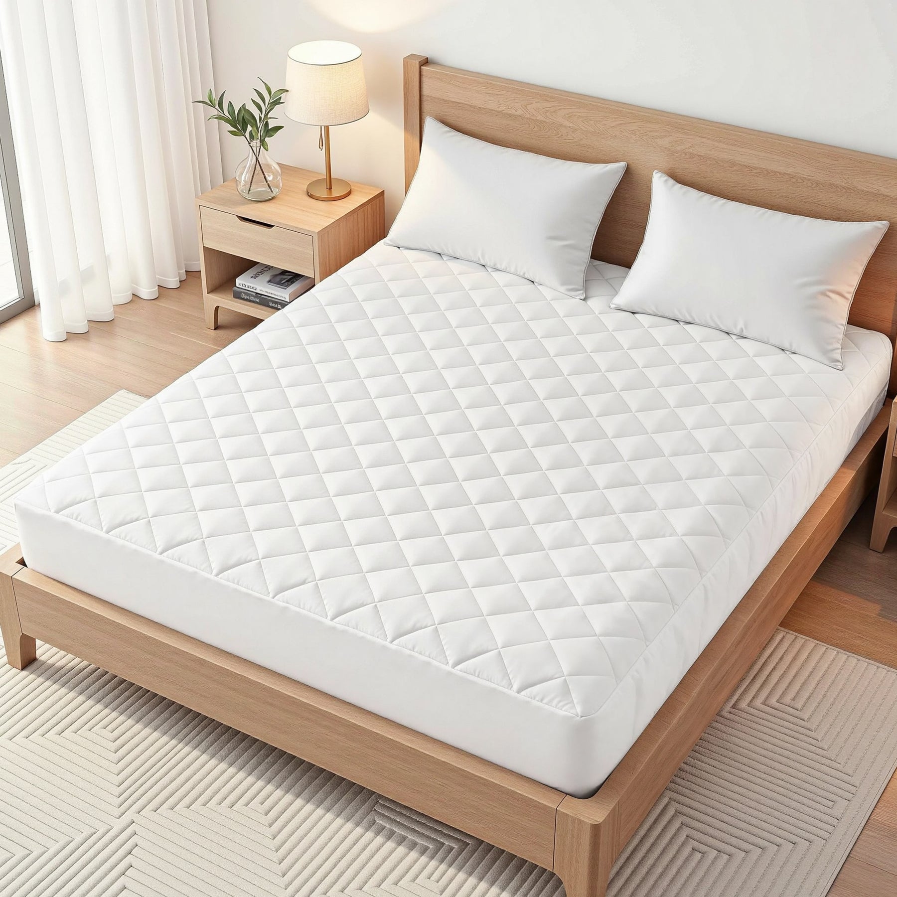 Giselle Bedding Waterproof Cotton Mattress Protector – King