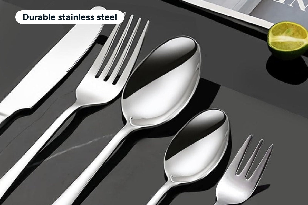 30 Piece Stainless Steel Cutlery Set