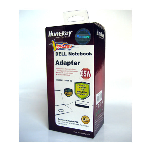 Huntkey 65W Dell Notebook Adapter