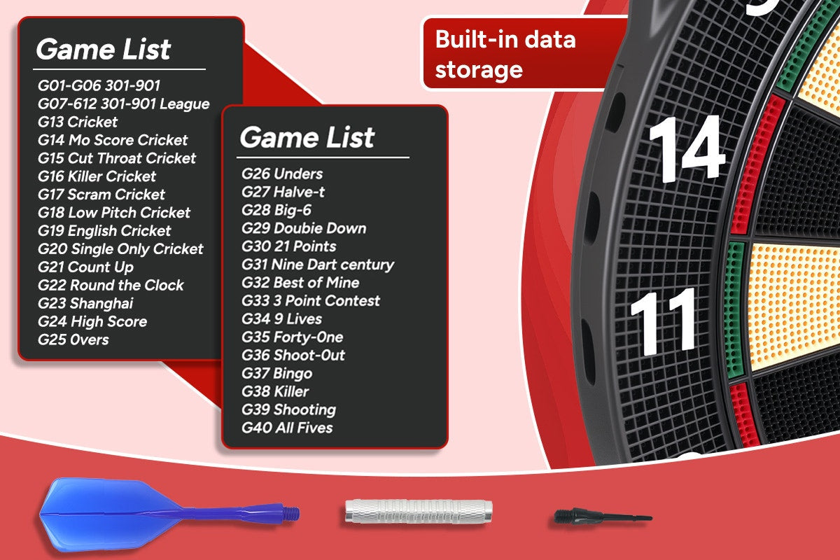 Electronic Dart Board Set