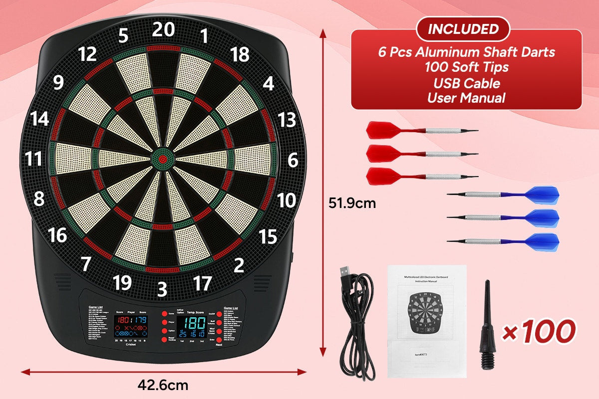 Electronic Dart Board Set