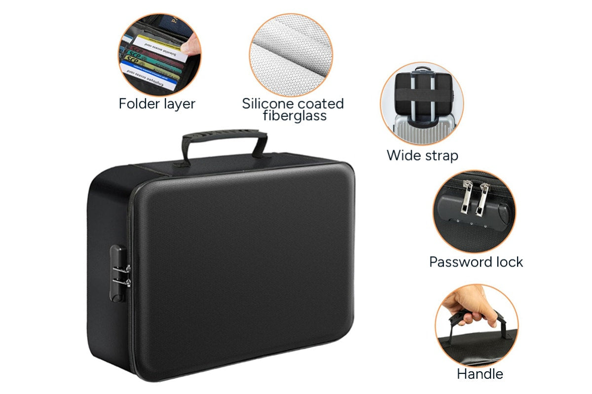 Fireproof and Water-Repellent Document Organiser