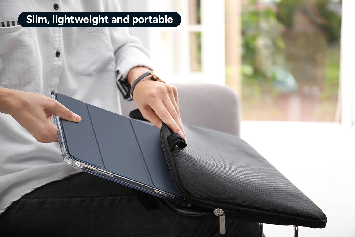 Slim Folio Stand Case for iPad (A16) 10th & 11th Gen (Navy)