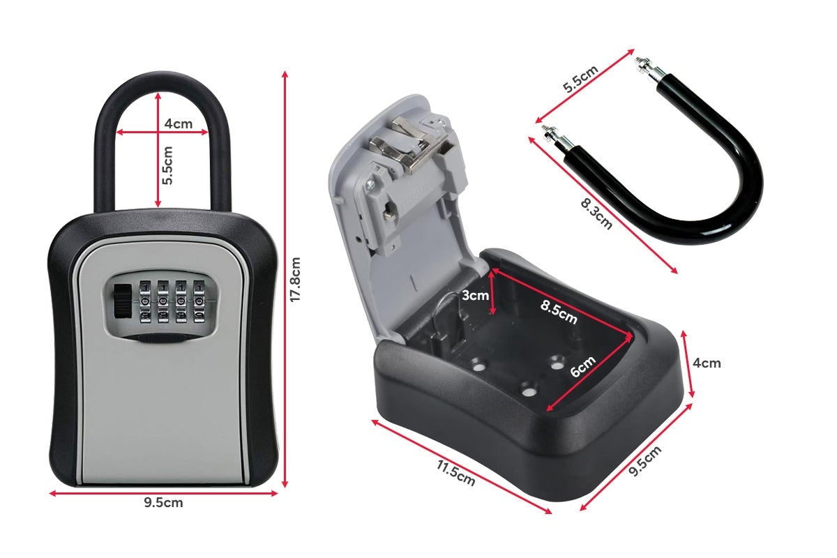 Portable Combination Key Lock Box