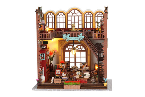 DIY Miniature Magic Book Shop Book Nook