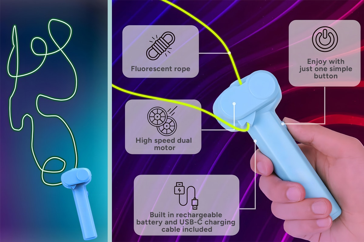 Luminous Rechargeable Rope Lasso Toy - SuperSaverAU - view 6