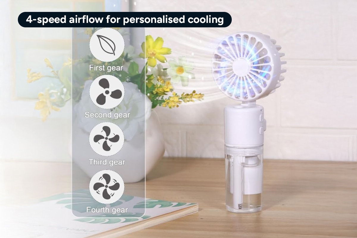 Portable Handheld Misting Fan
