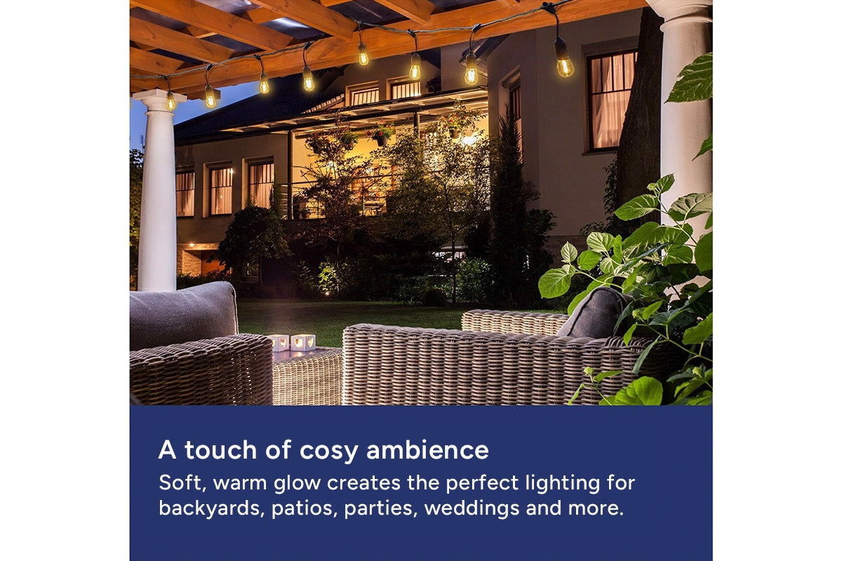 Outdoor 14.6m LED String Lights