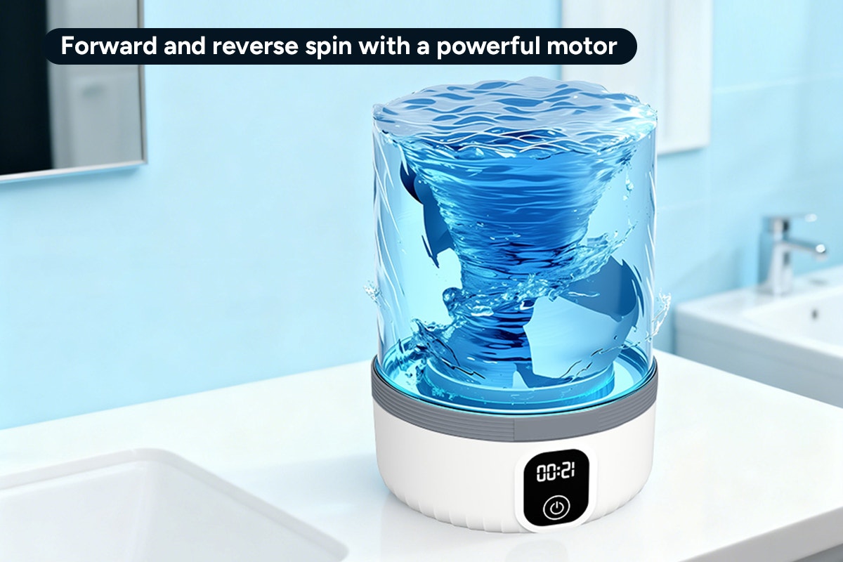 1.5L Portable Mini Washing Machine