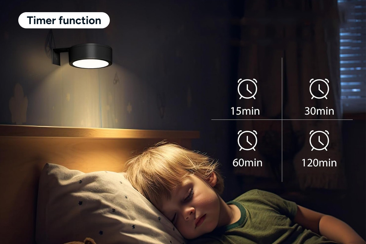 Rechargeable Wall-Mounted Magnetic Lights with Remote Control (3 Pack)
