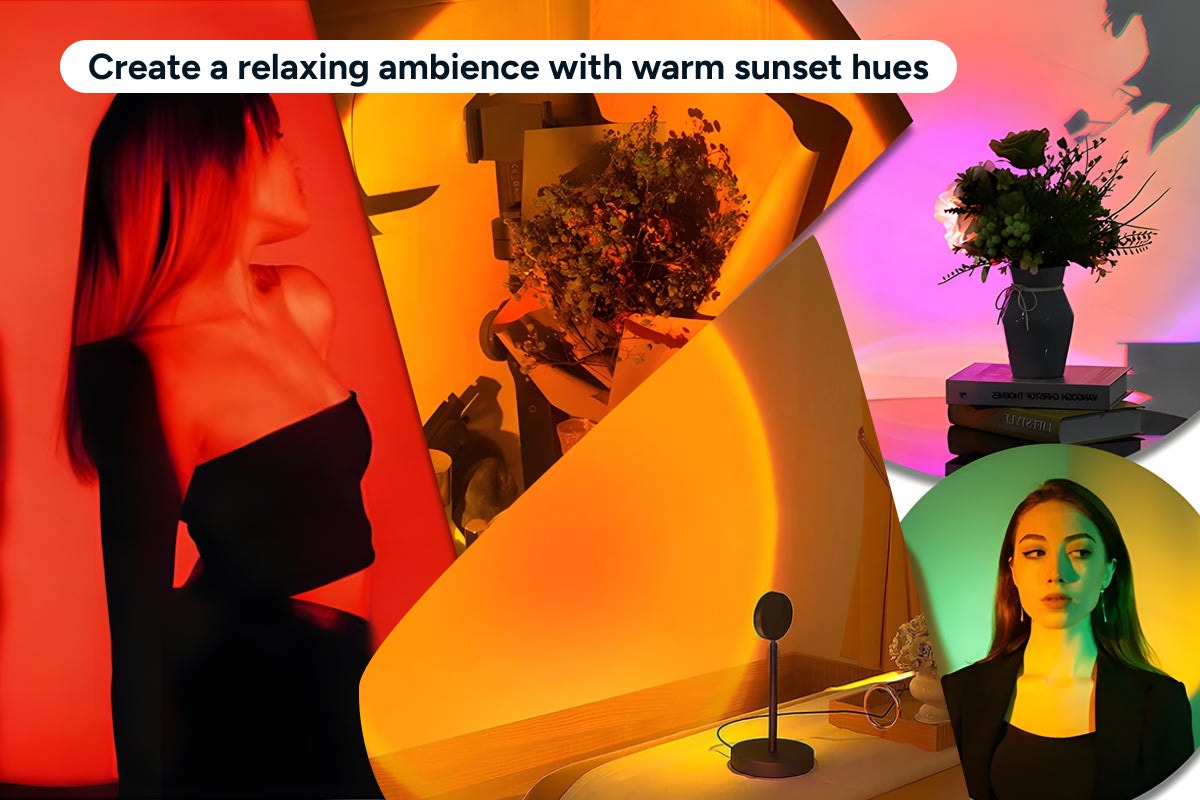 LED Sunset Ambient Lamp - SuperSaverAU - view 4