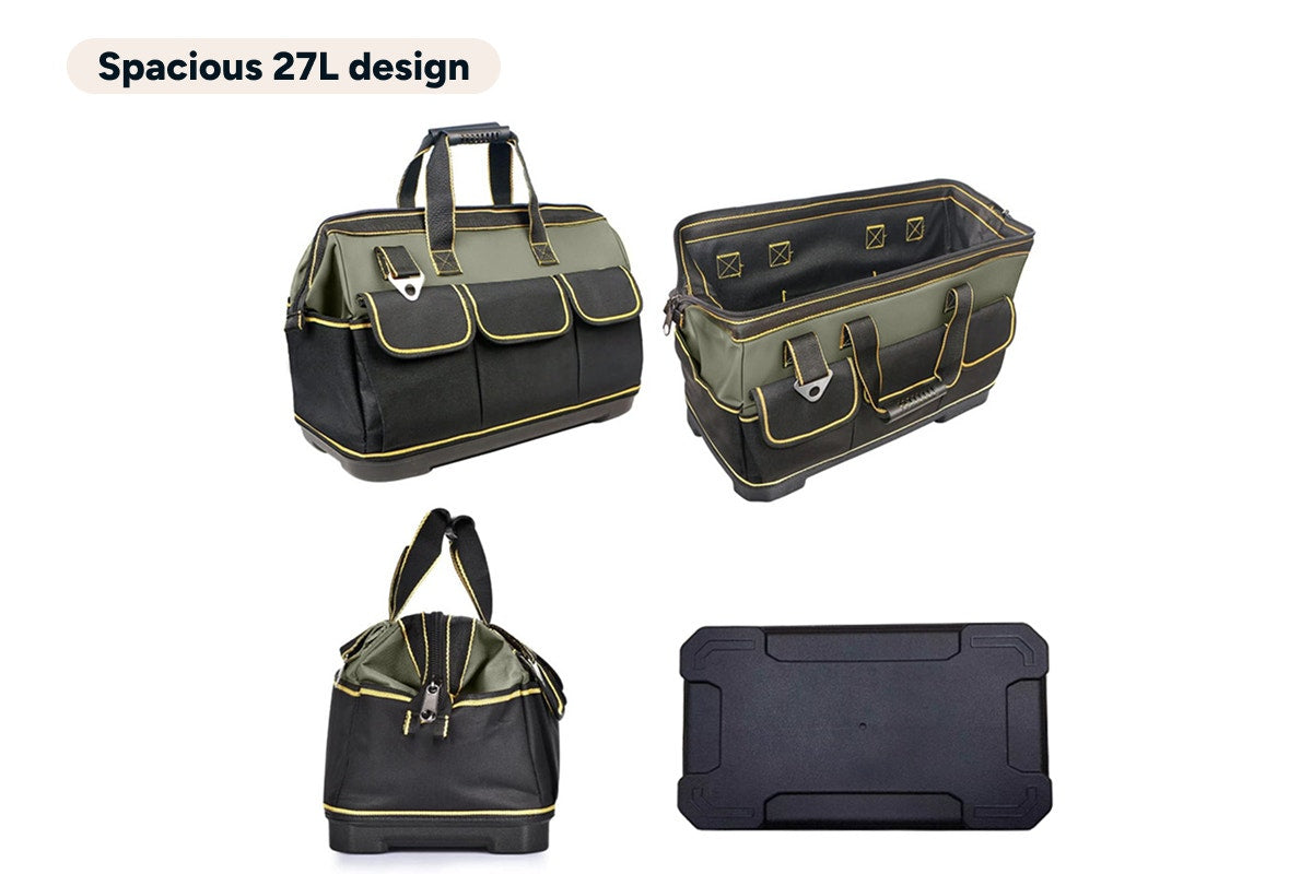 Heavy Duty 410mm Hard Base Tool Bag