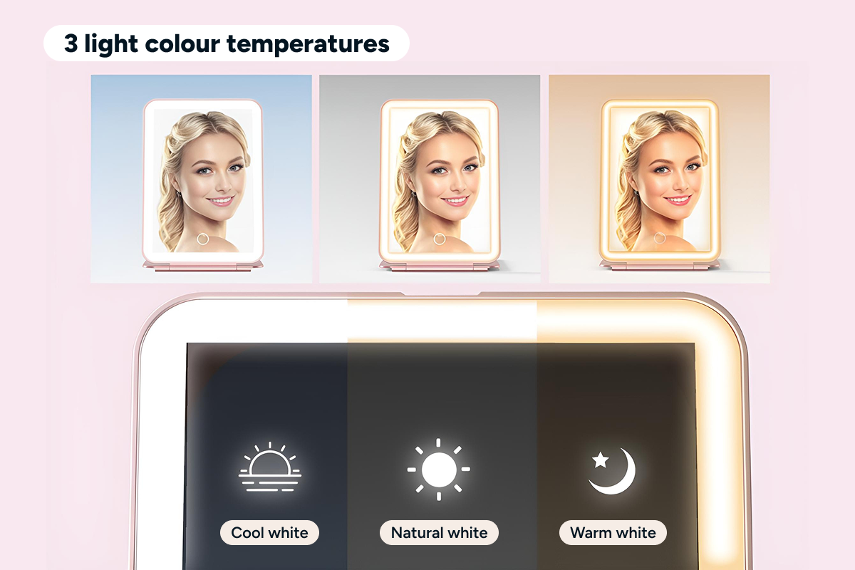 LED Compact Portable Mirror
