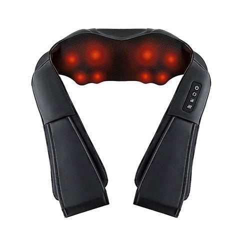 Livemor Neck Massager 45cm with 8 Massage Nodes, Heating Function, Auto-Off - SuperSaverAU - view 1