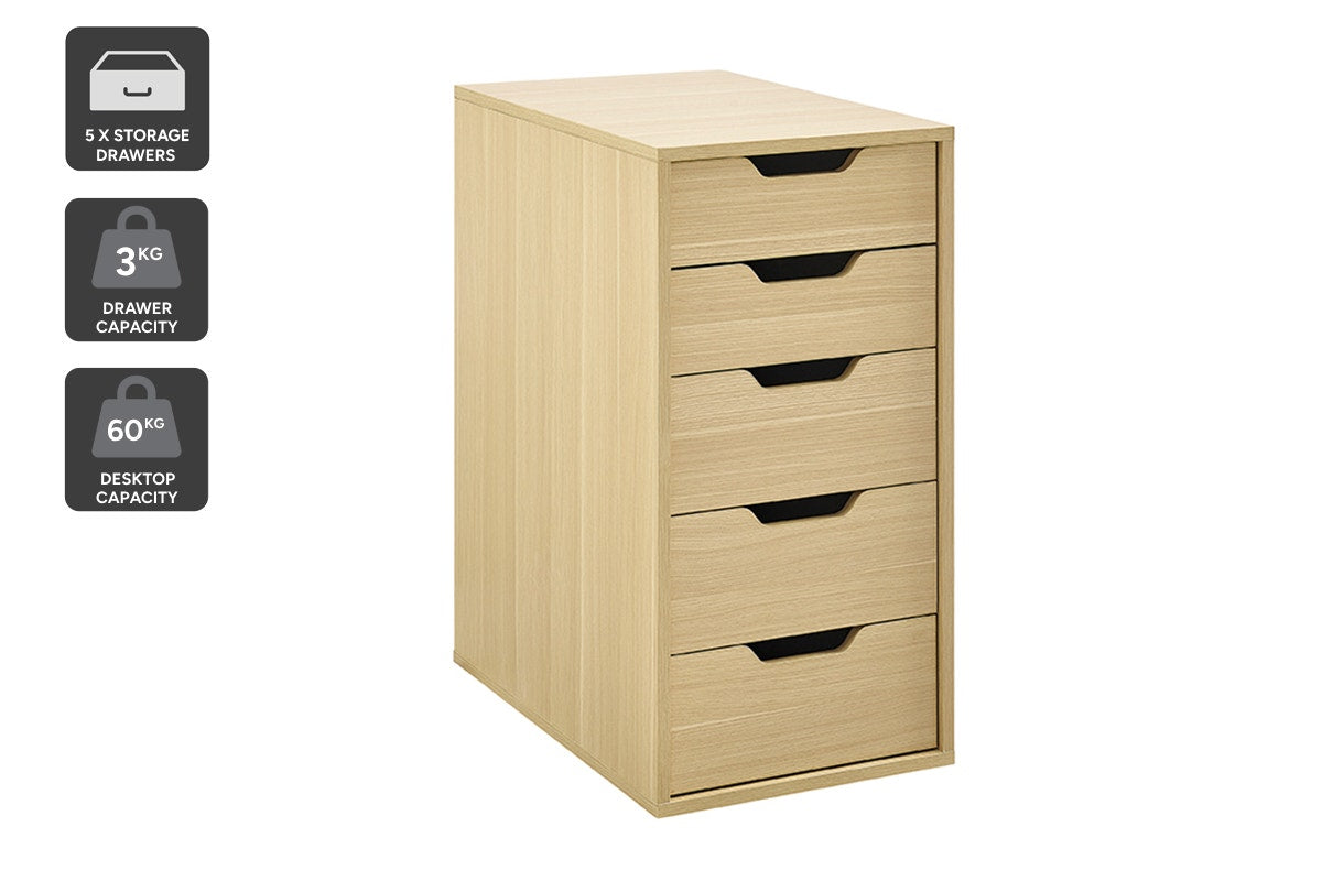 Ovela Alice Office Drawers (Natural)