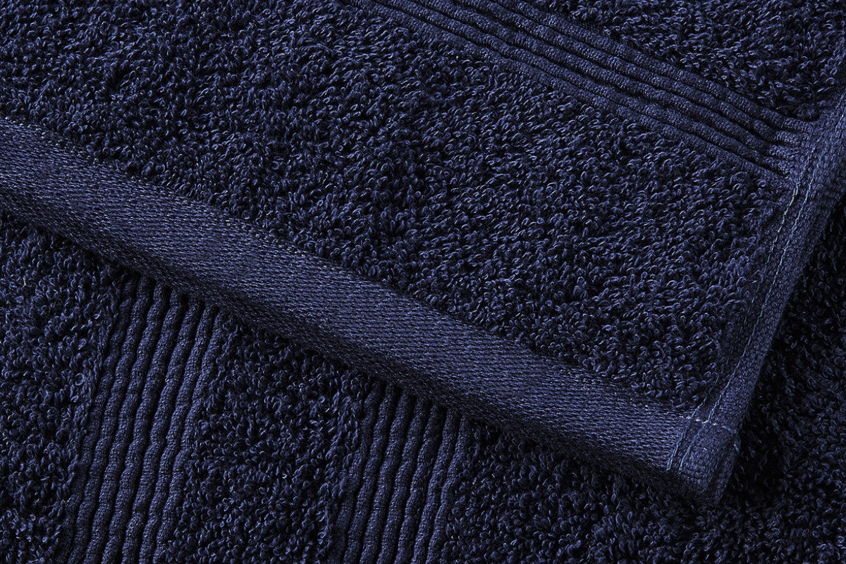 Ovela Avalon 6 Piece 100% Cotton Towel Set (Navy)