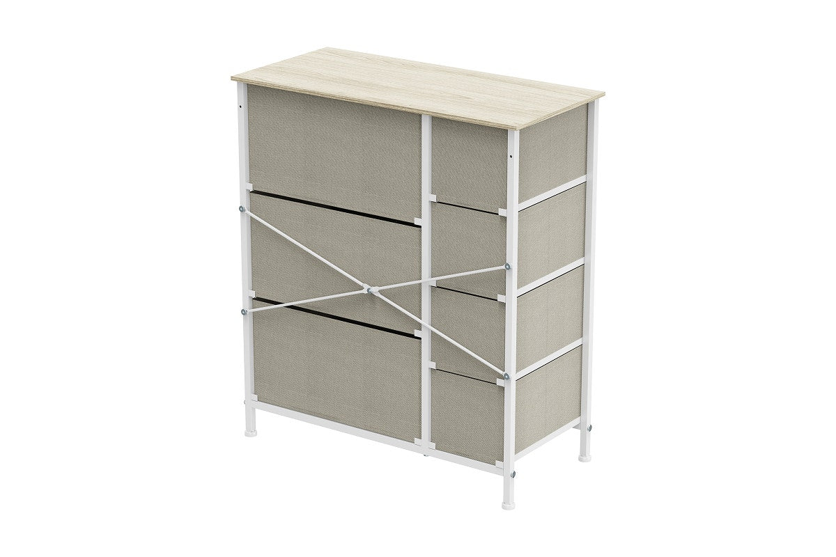 Ovela 7 Drawer Storage Chest (Beige)