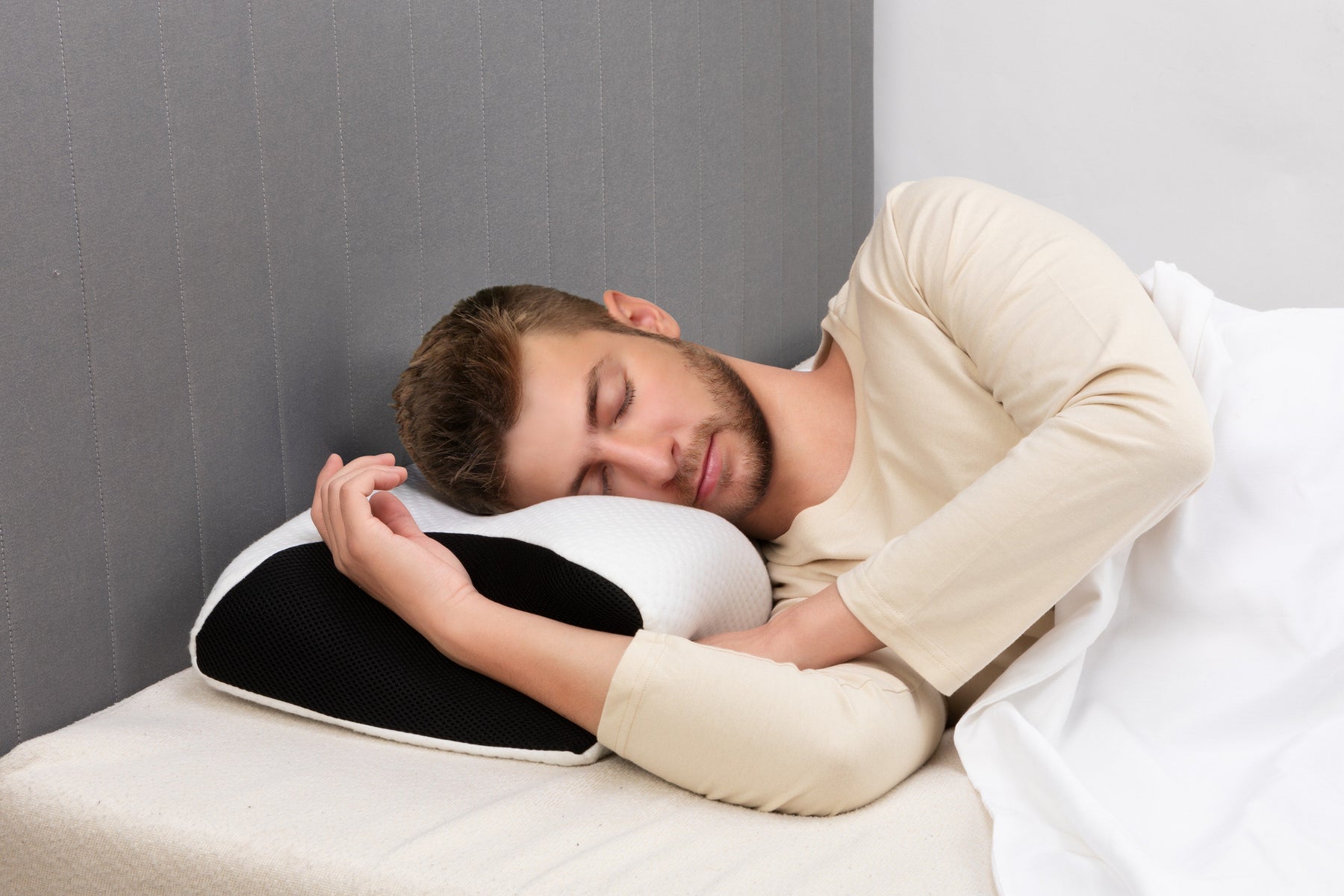 Ovela Ergonomic Cervical Neck Pillow for Snore Relief - SuperSaverAU - view 14