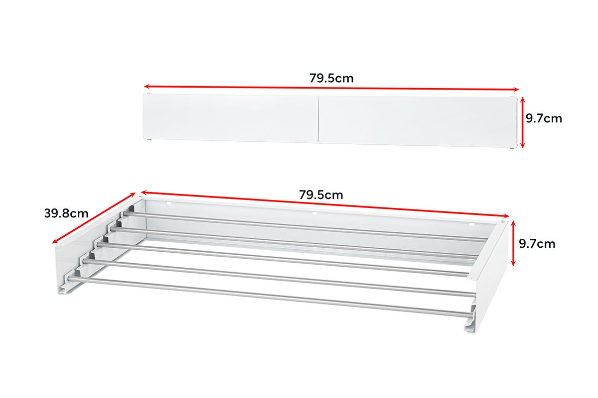 Ovela Wall Mounted Folding Clothes Drying Rack
