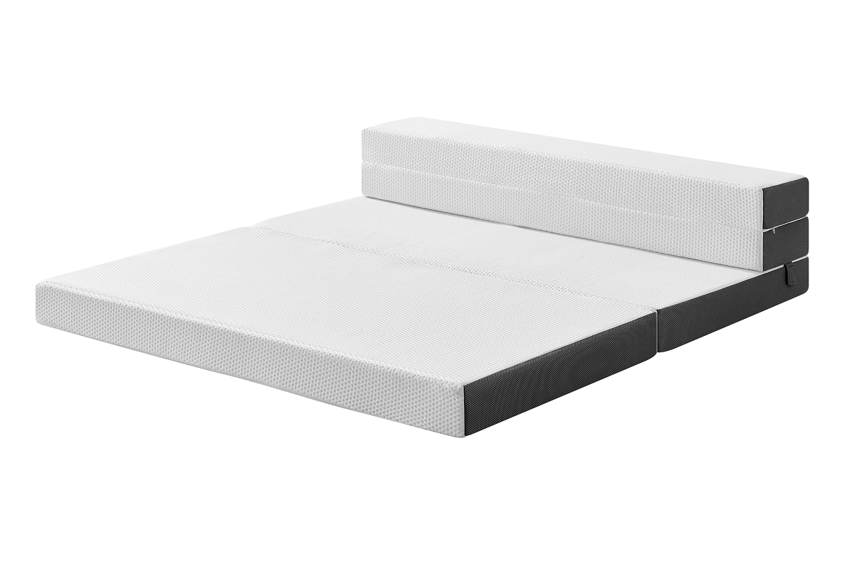 Ovela Folding Sofa Bed Mattress (White, Double)