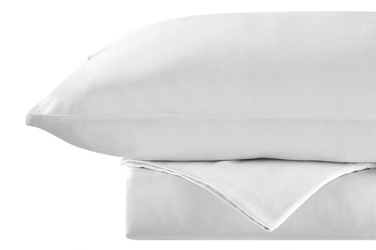 Ovela 100% Natural Bamboo Quilt Cover Set (White, Queen)
