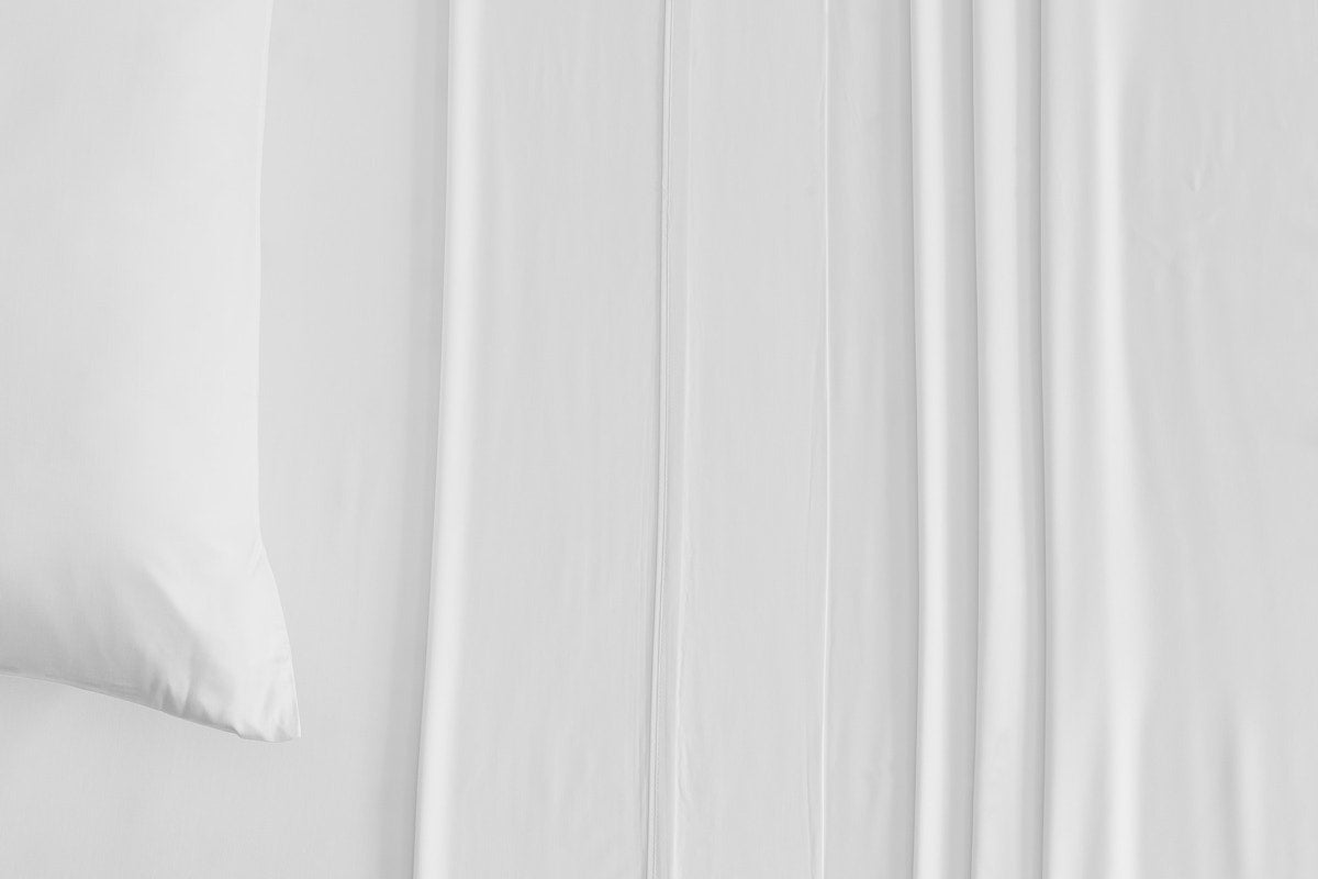 Ovela 100% Natural Bamboo Bed Sheet Set (White, Double)