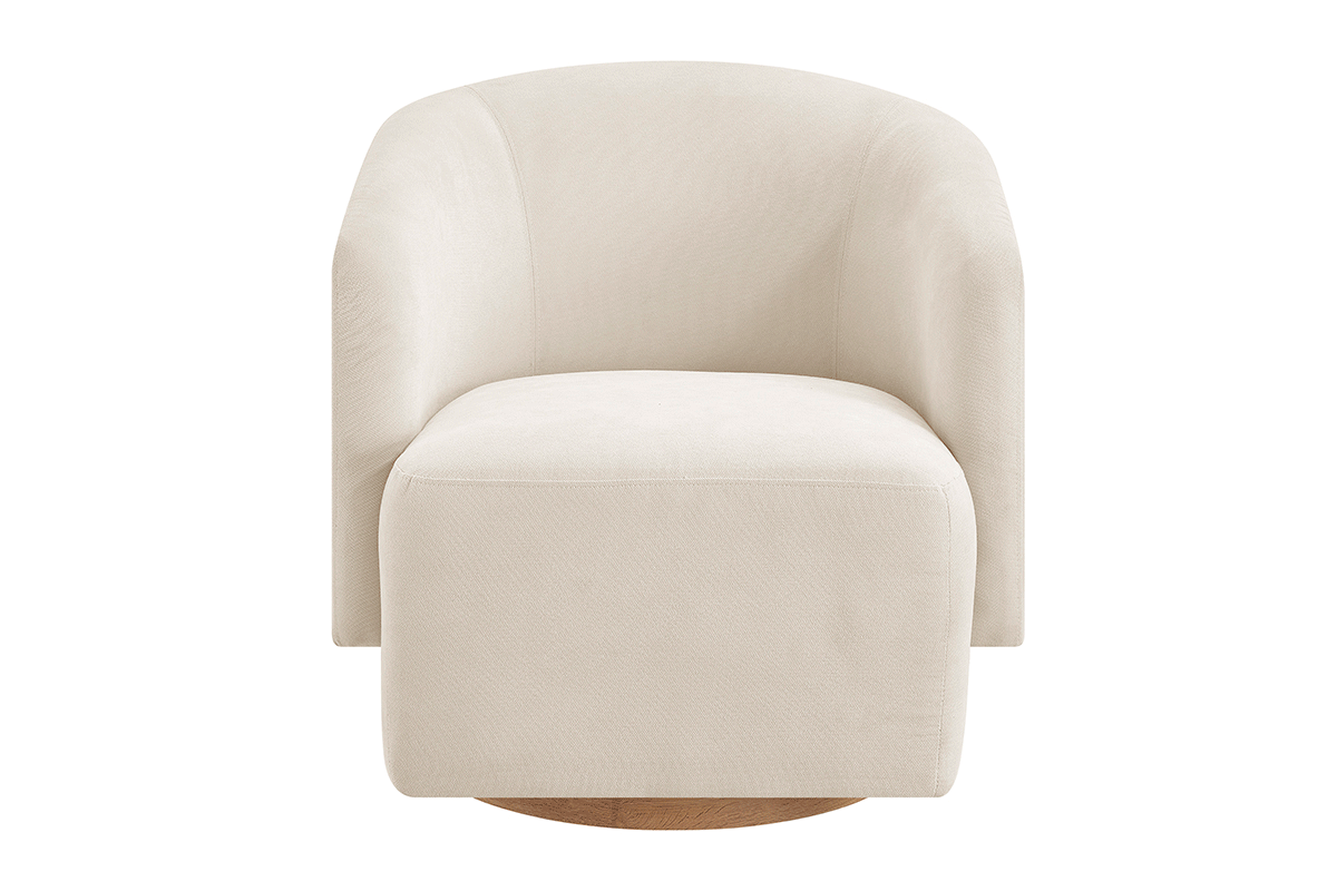 Shangri-La Nova Swivel Armchair (Cream)