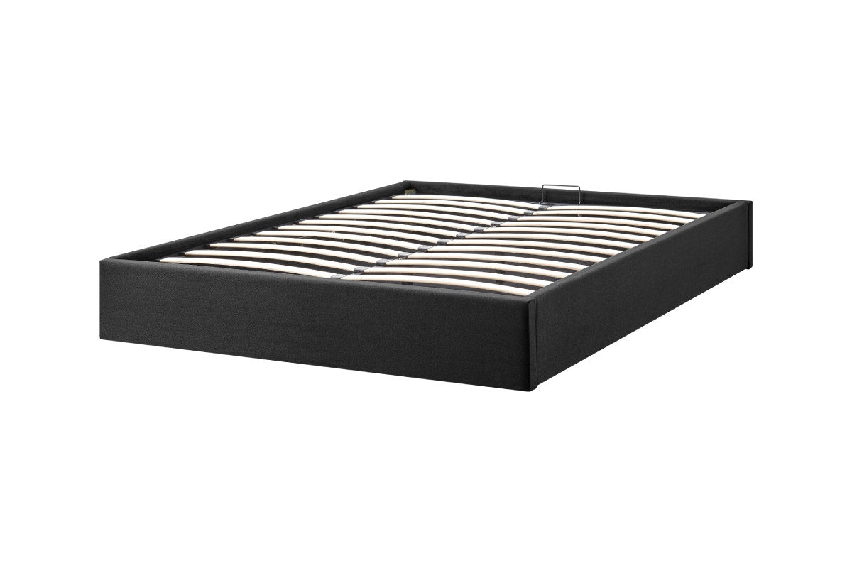 Ovela Parker Gas Lift Bed Frame (Black, Queen)