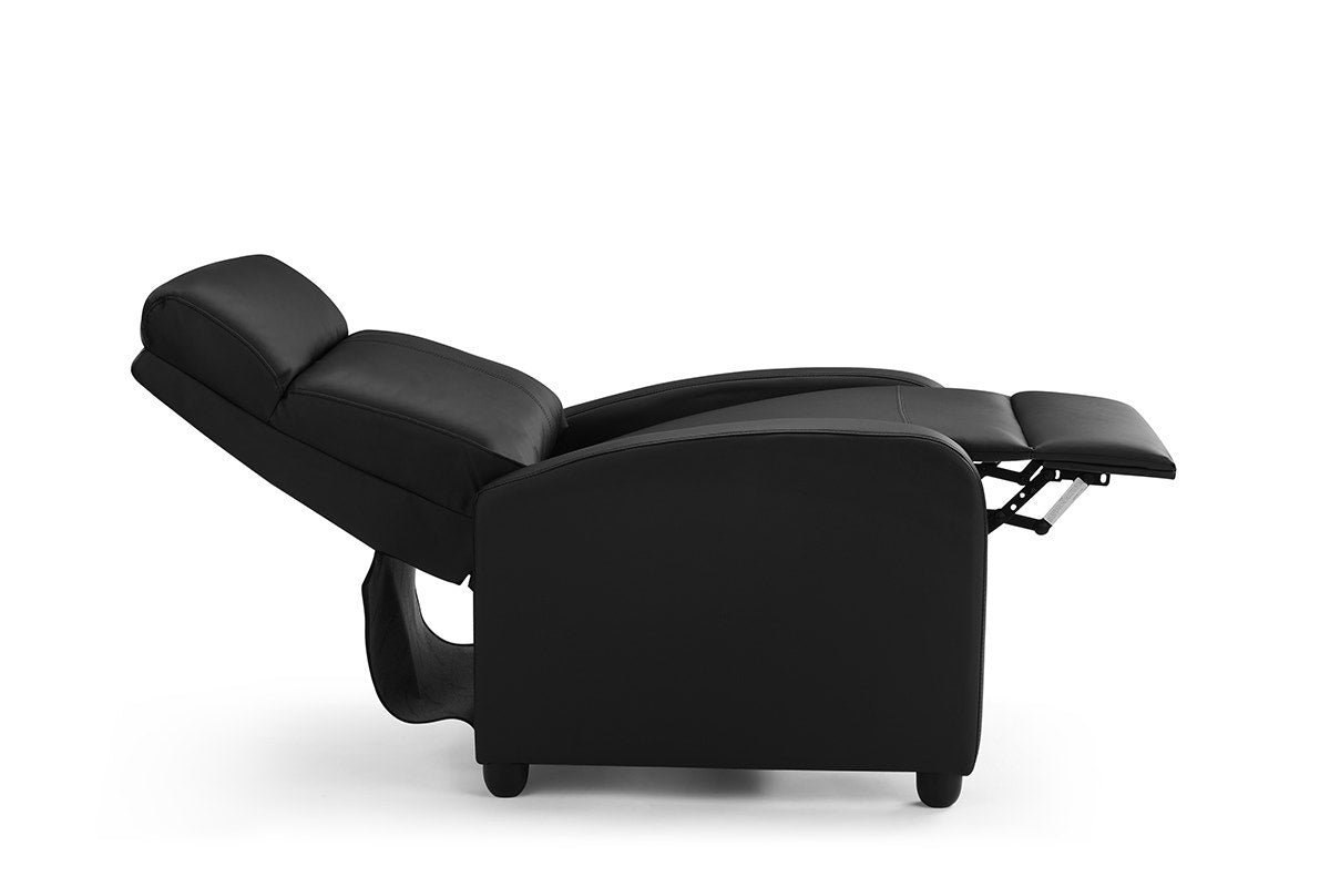 Ovela PU Leather Recliner Chair (Black)