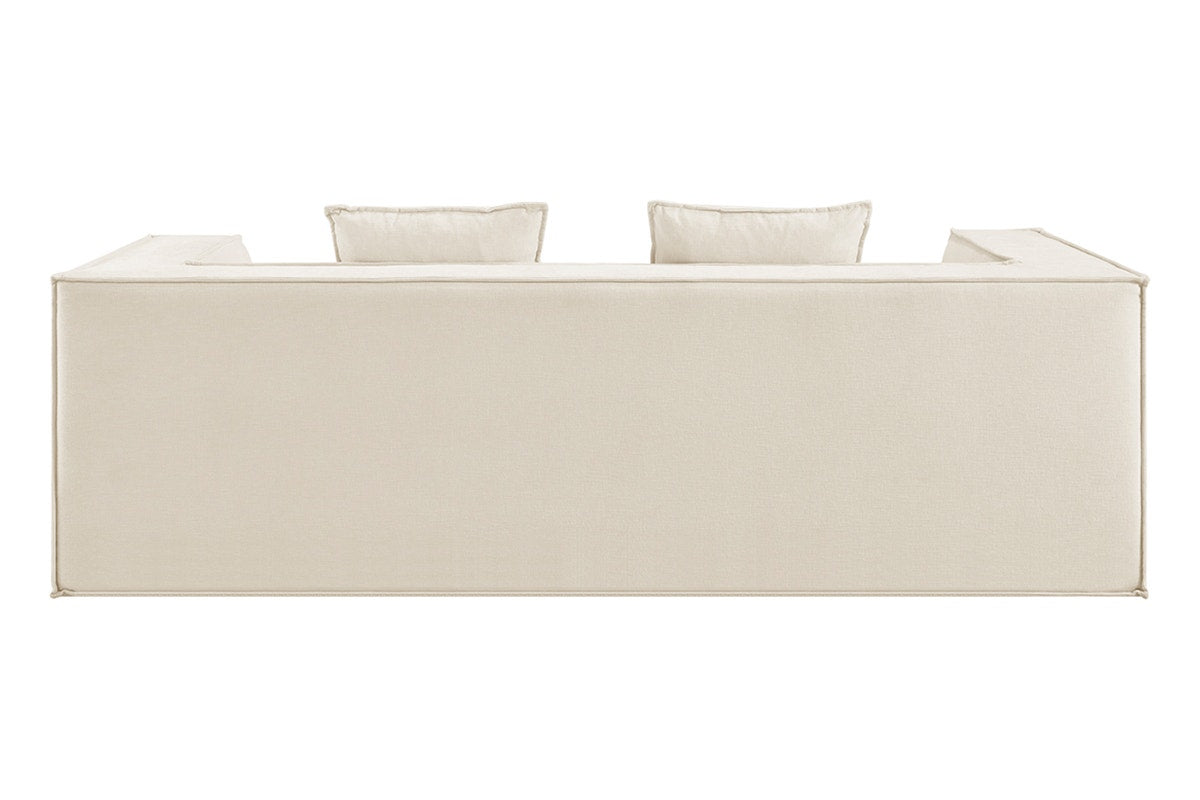 Ovela Softly 2 Seater Compressed Sofa (Cream)