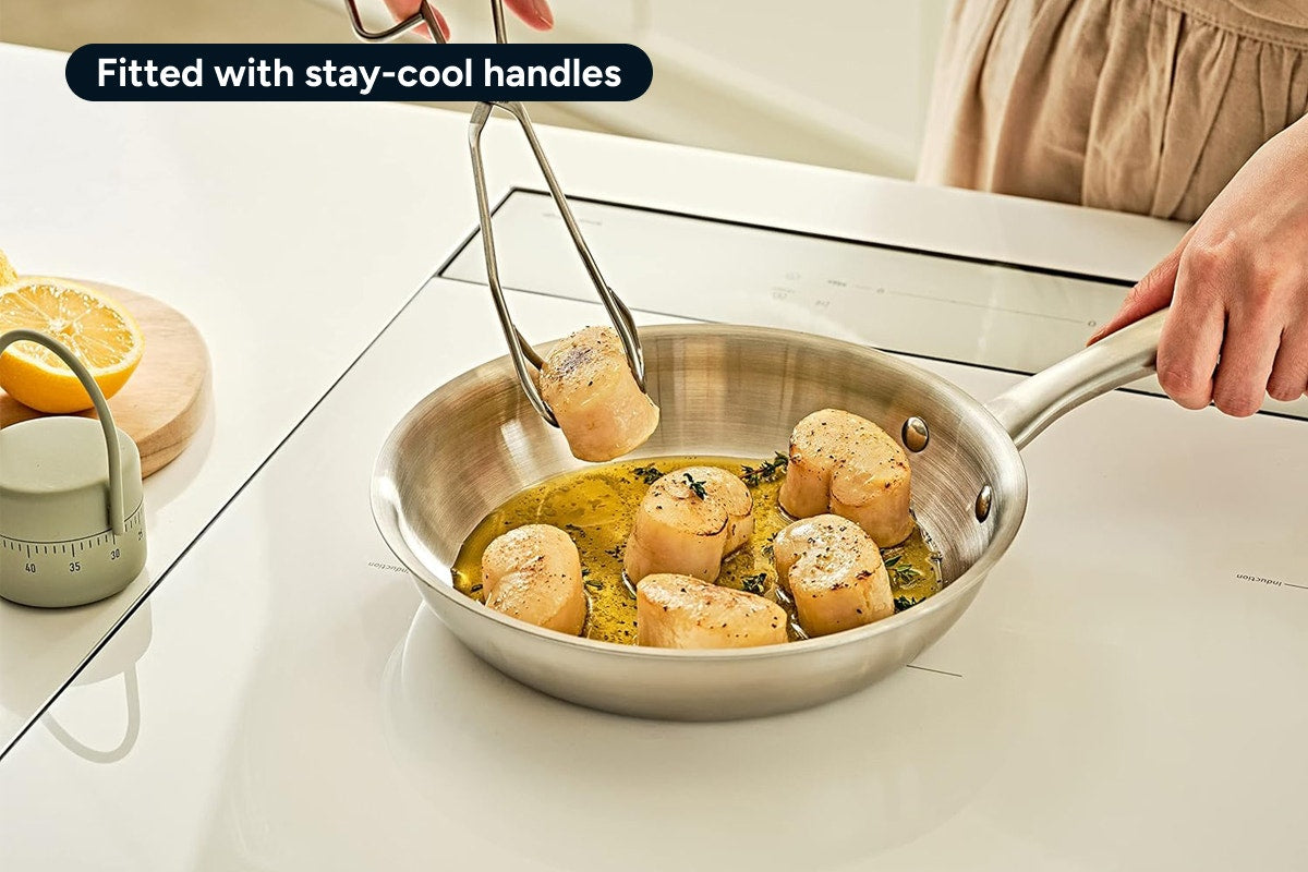 Ovela 9 Piece Stainless Steel Cookware Set