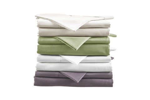 Ovela 1200TC Cotton Quilt Cover Set - White; Single)