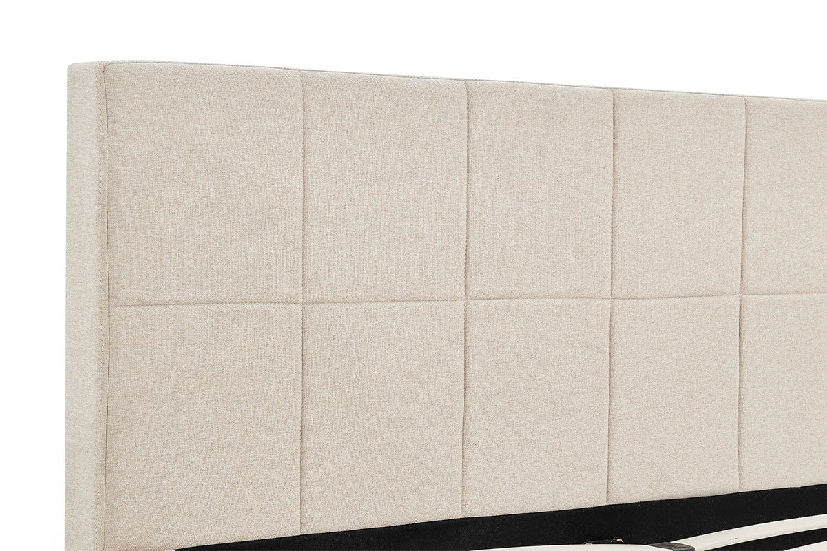 Ovela Theodore Bed Frame (Beige; Queen)