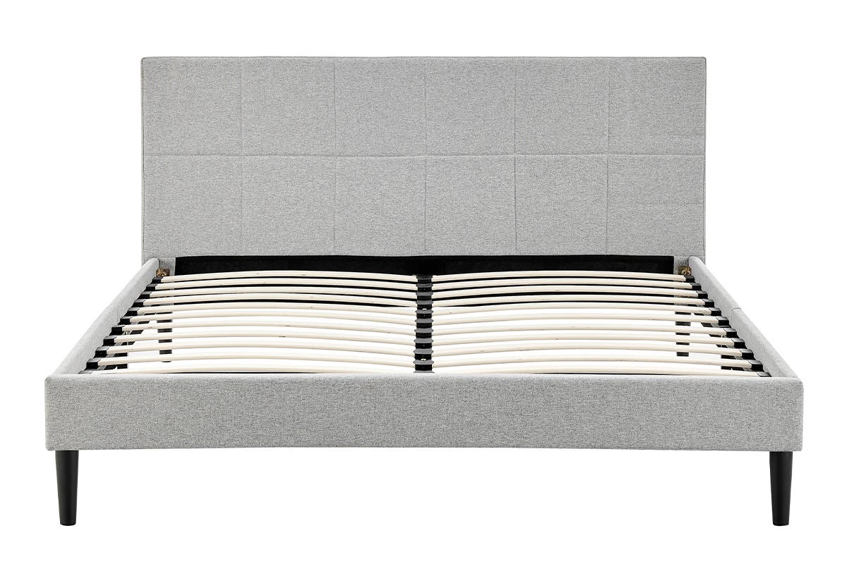 Ovela Theodore Bed Frame (Grey) - SuperSaverAU - view 4