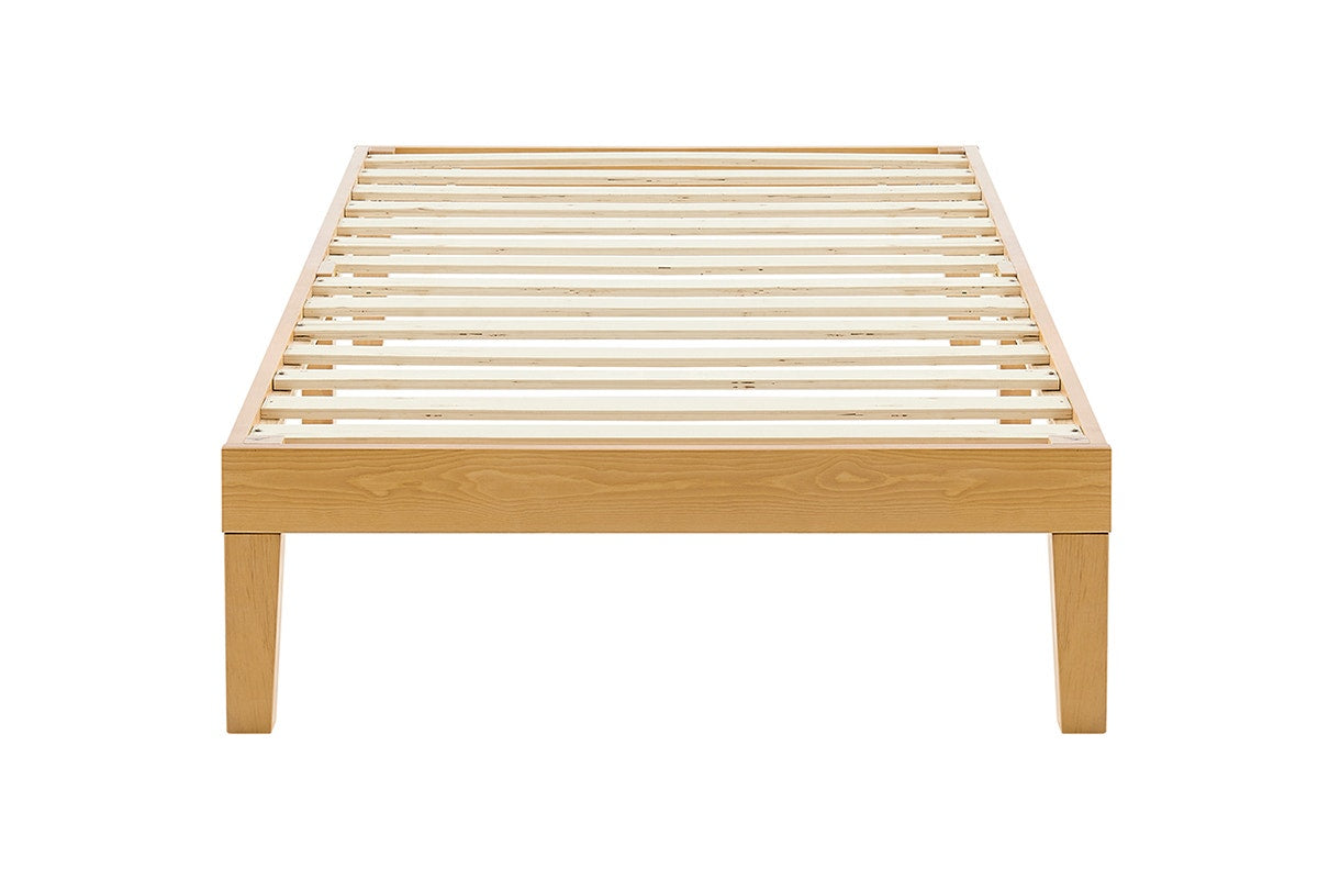 Ovela William Wood Bed Frame (Warm Natural; Single)