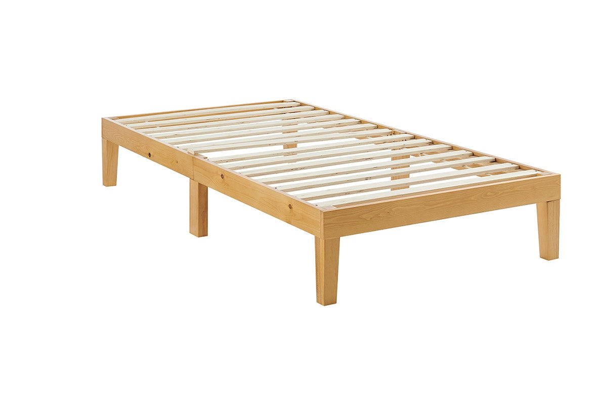 Ovela William Wood Bed Frame (Warm Natural; Single)