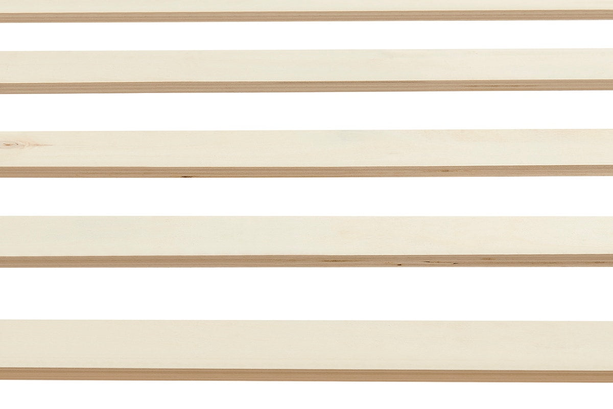 Ovela William Wood Bed Frame (Warm Natural; Single)