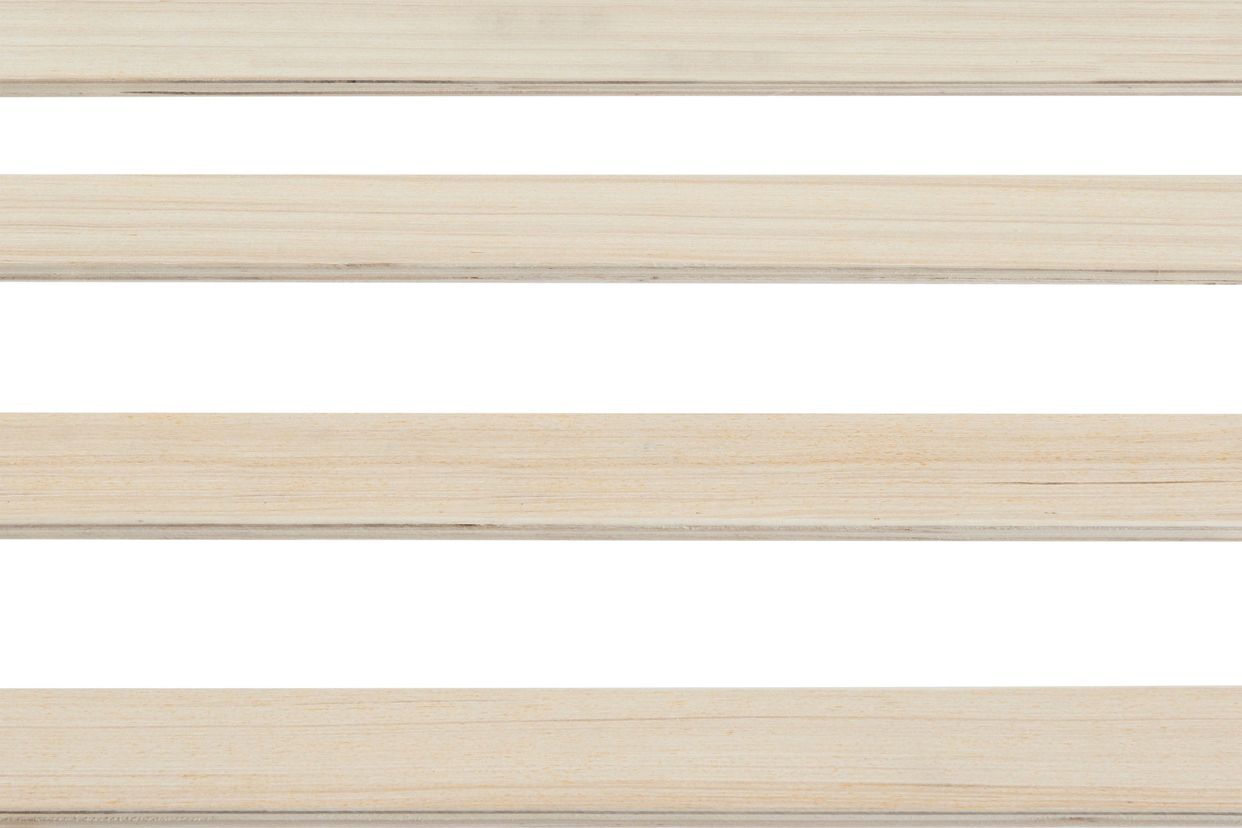 Ovela William Wood Bed Frame (White, Single)