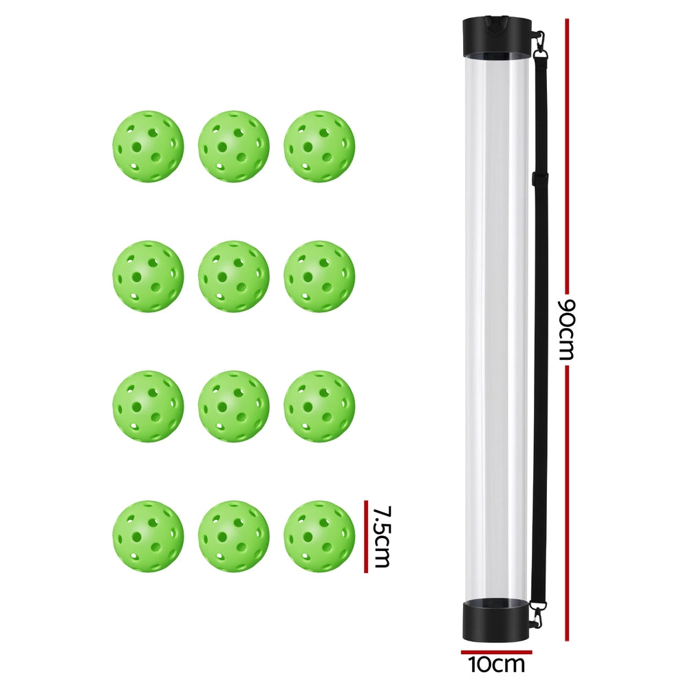 Everfit 12PC Pickleball Collector Set Multi-Ball Retriever Portable Storage Adjustable Strap - SuperSaverAU - view 2