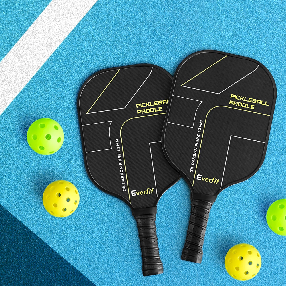 Everfit 2PCS Pickleball Paddles Set Outdoor Pickle Balls Rackets with Cover Bag Training - SuperSaverAU - view 7