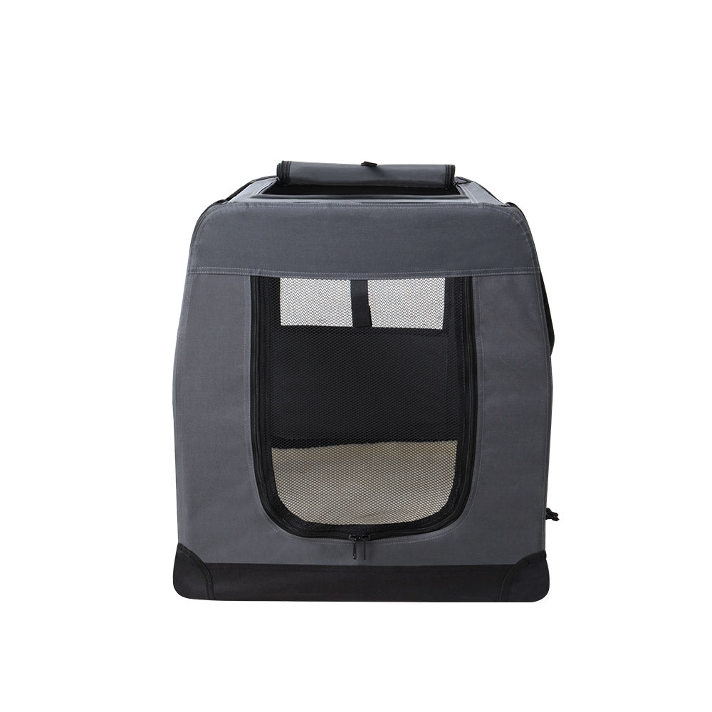 i.Pet Pet Carrier Soft Crate 60x42CM Portable Foldable Dog Cat Travel - SuperSaverAU - view 4