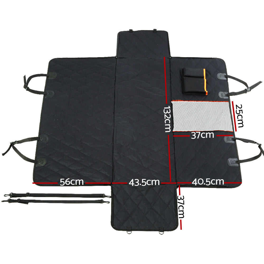 i.Pet Pet Car Seat Cover Dog Hammock Protector - 132cm x 140cm