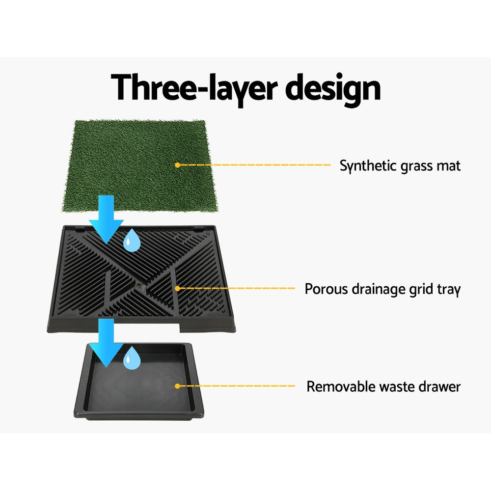 i.Pet Pet Training Tray 64cm x 52cm - Indoor/Outdoor, Odorless, Easy Clean - SuperSaverAU - view 5